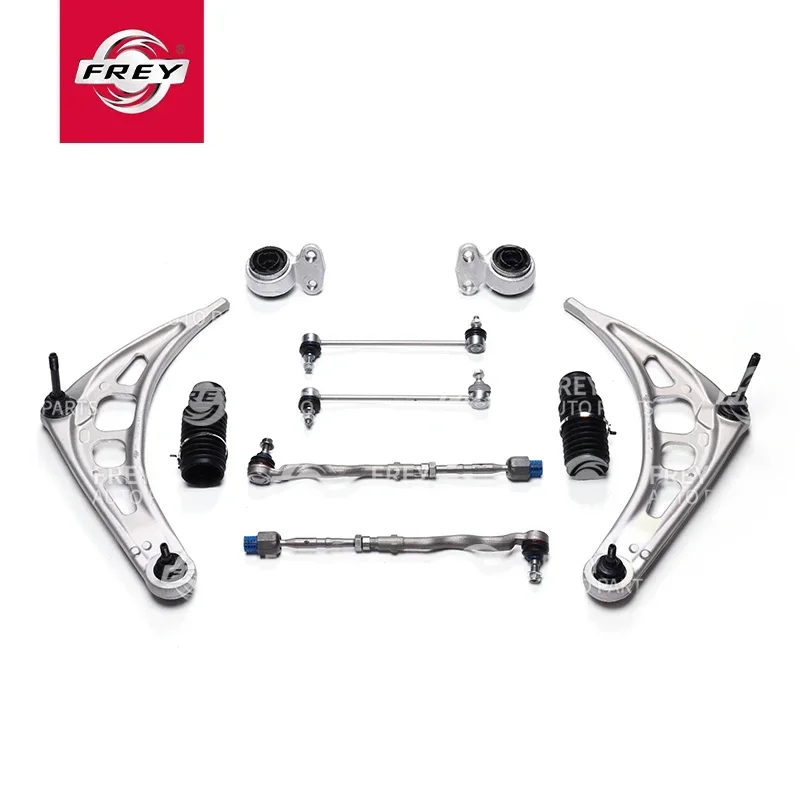 Frey Auto Parts Suspension Kits for BMW E46 Left Right Control Arm Tie Rod End Stabilizer Link