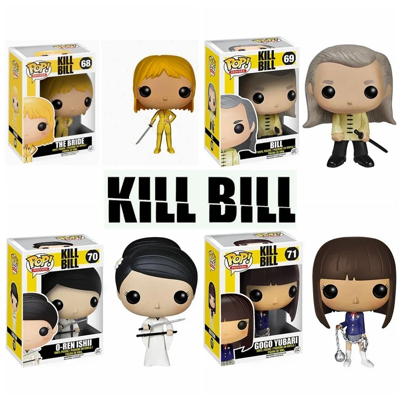 FUNKO POP  NEW Kill Bill #68 #69 OREN ISHII 70# GOGO YUBARI 71# Figures Collection Model Toys for Best Children Birthday Gift