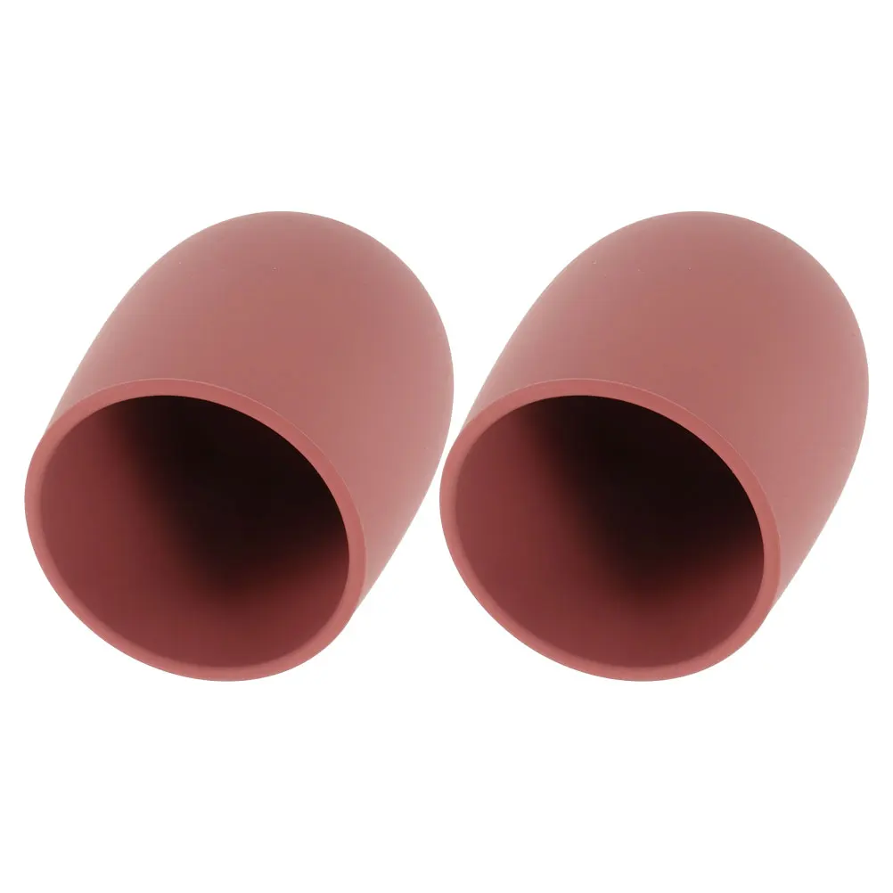 

2pcs Baby Training Water Cup Kids Silicone Feeding Mini Cups Safe Durable Heat Resistant Easy Clean Infant Toddler