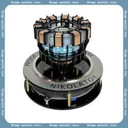 Creative Black Technology Maglev Ark Reactor New Unique Model Toy Enthusiast Collectibles Desktop Display Adult Children Gift