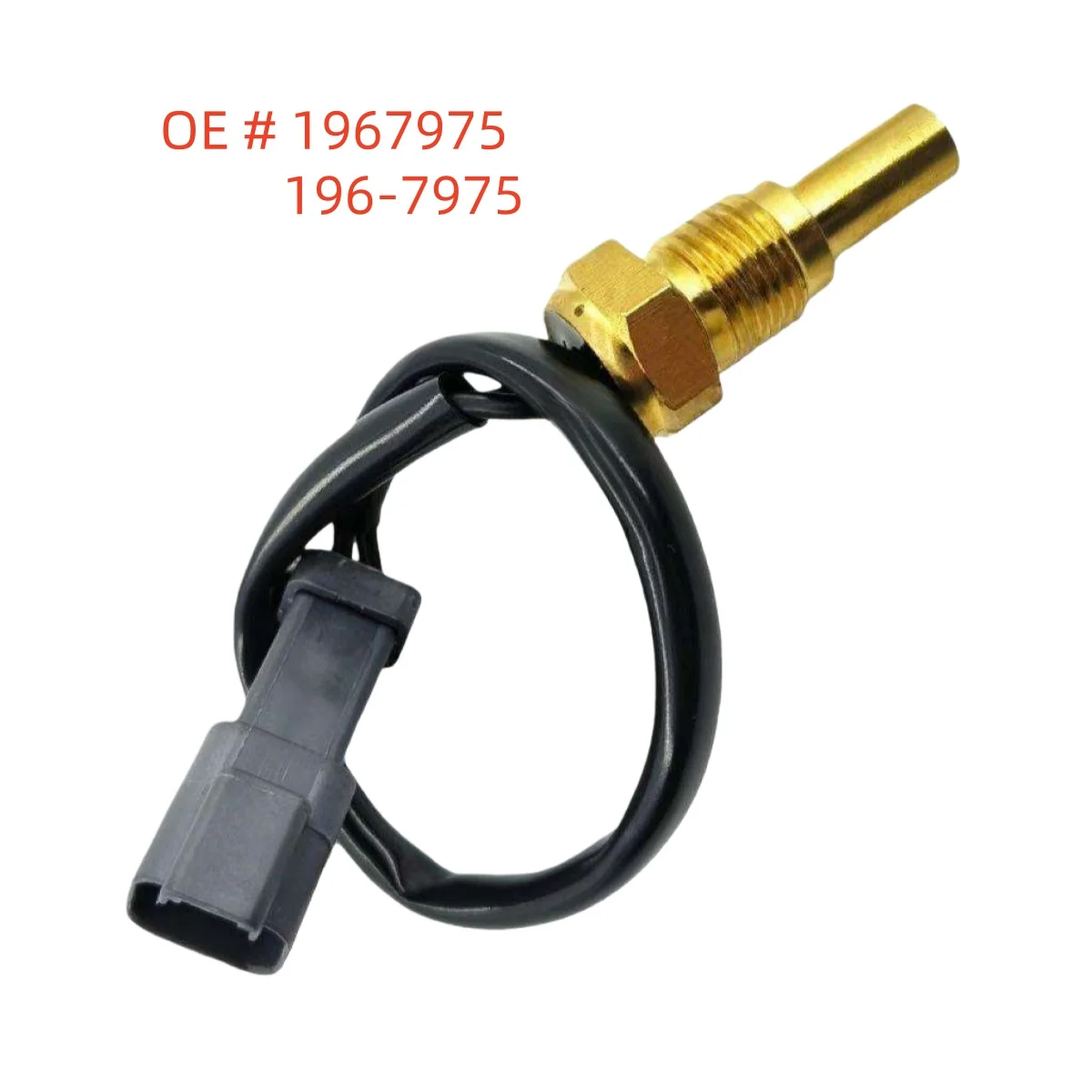 high quality new 1967975 196-7975 Water Temp Sensor for Caterpillar Excavator E320C 320D