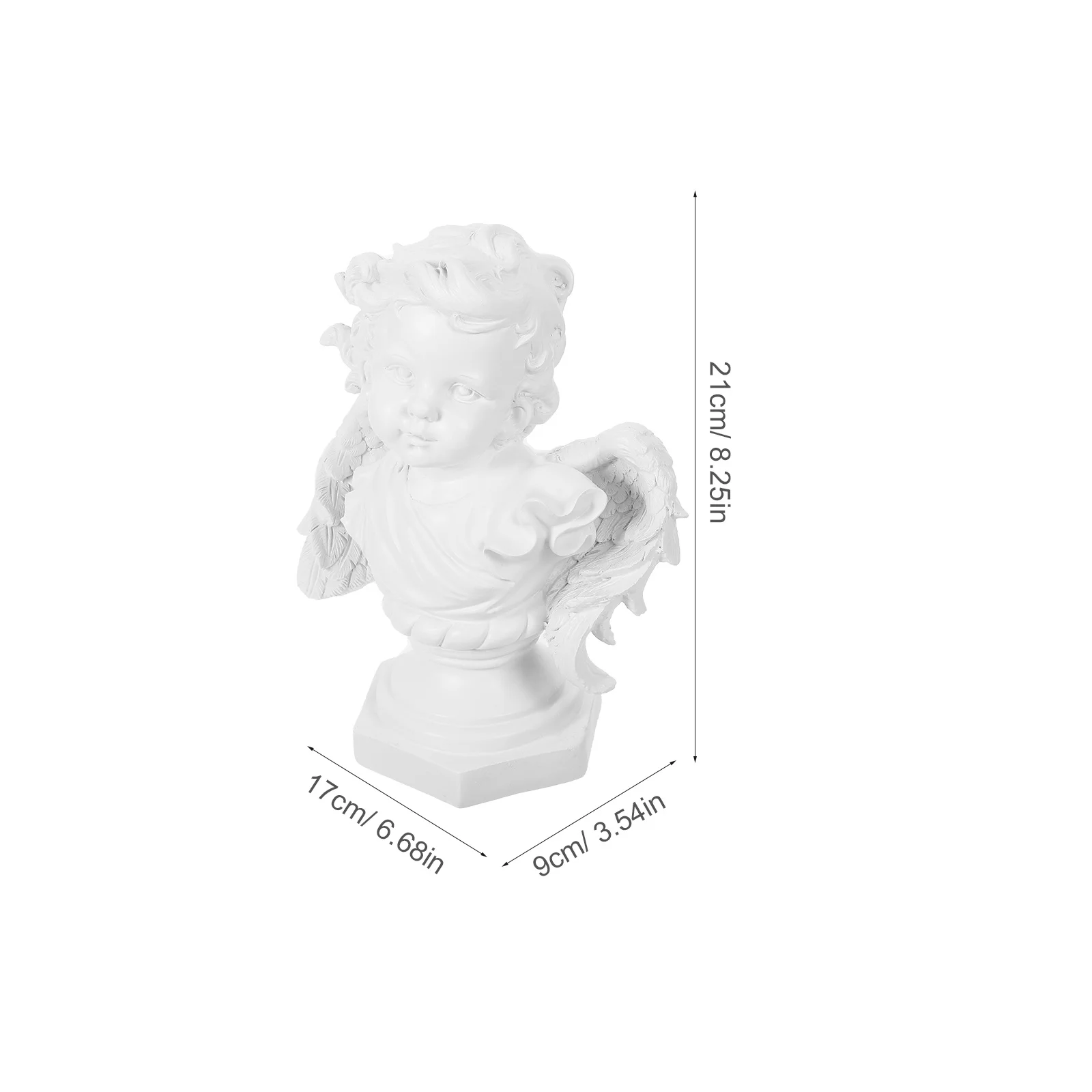 

Resin Angel Statue Adorable Decor Home Garden Shelves Nightstands Tabletop Resin Angel Statue Figurine