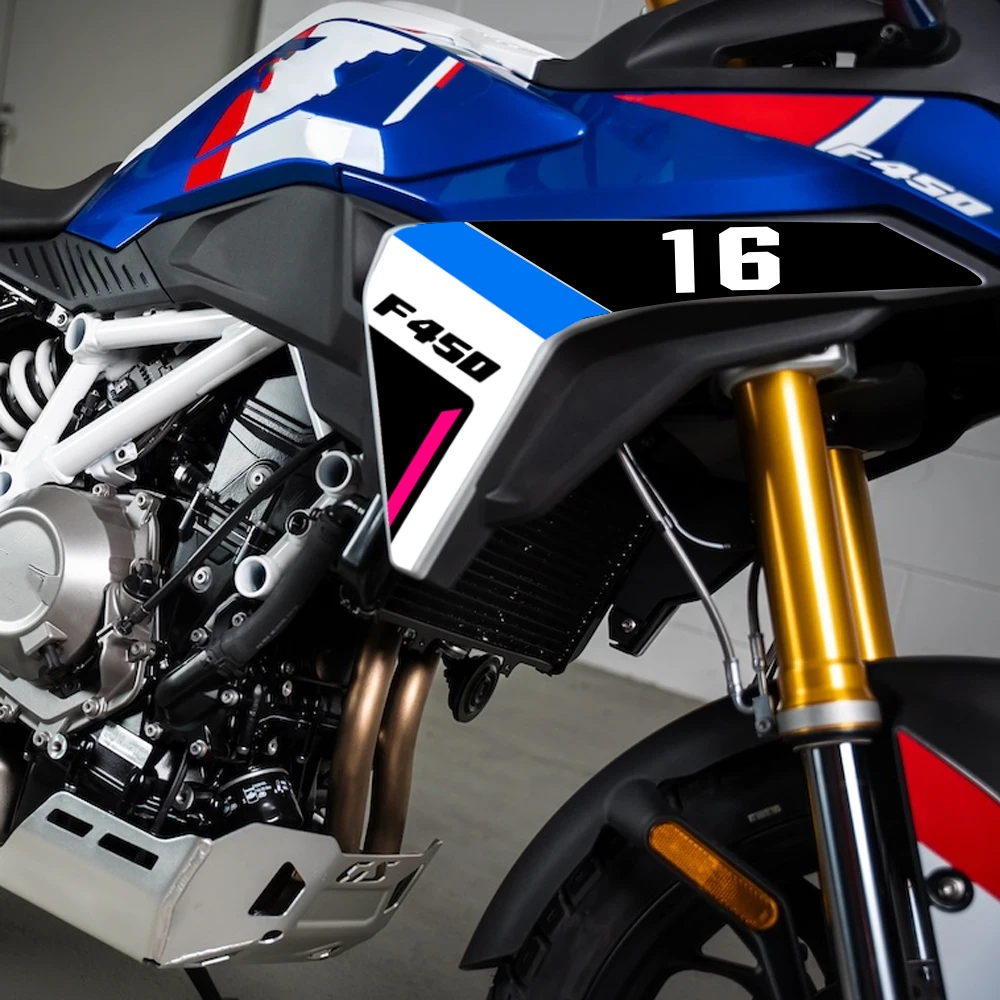 Motorcycle Radiator Shroud Stickers For BMW F 450GS 2026 F450GS Accessories Waterproof Side panel decorative stickers