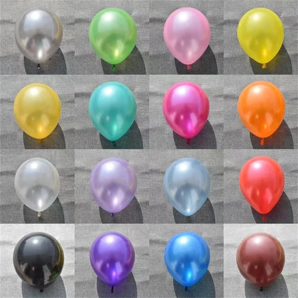 

10/20/30Pcs 10inch 2.2g Pearl Latex Balloons Happy Birthday Party Wedding Christmas Decorations Balloon Kids Air Balls Globos