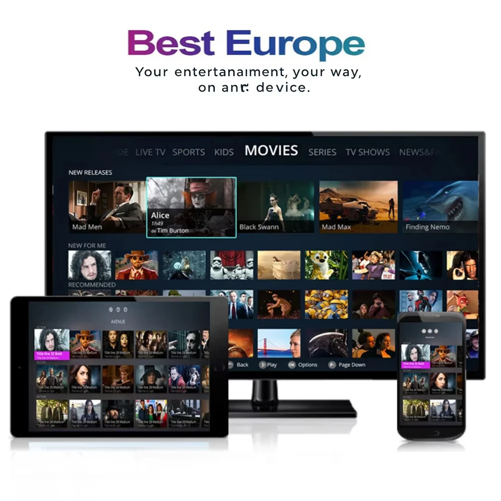 4K Ultra HD Smart IPTV box 6473 HK1YRTERT Wifi S905 Play PC For Europe Android Box 1G 3G 2G 4G H.265 Media Player 2.4G