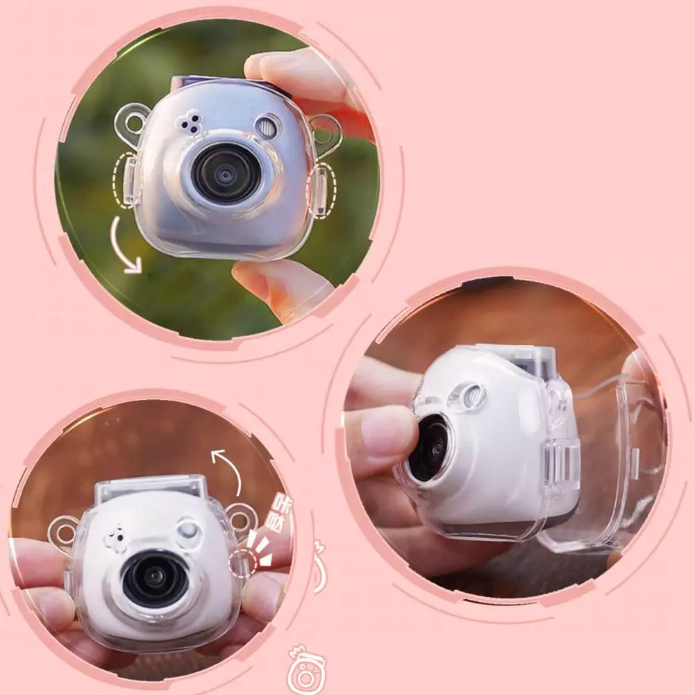 เคสป้องกันโปร่งใสสำหรับกล้อง Instax PAL MINI กรอบแข็งแบบใสอุปกรณ์เสริม casing PC กันตกใหม่2024 O7M1