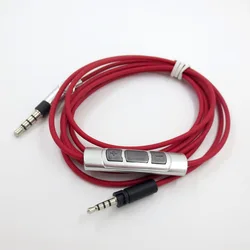 Headphones Accessories 1.45m Audio Cable Replace For Sennheiser Momentum 1.0 2.0 On-Ear Headset Bluetooth Cord With Mic Remoter