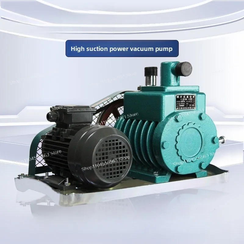Two-stage Rotary Vane Vacuum Pump, Industrial Vacuum Pump, High Negative Pressure, Large Suction Force, High Power 2x-70