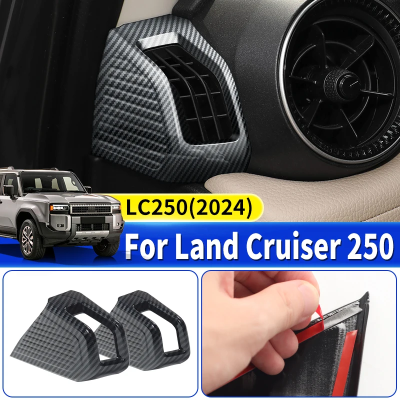 

For 2024 Toyota Land Cruiser Prado 250 1958 Left and Right Air Conditioning Vent Decoration Cover LC250 Interior Accessories