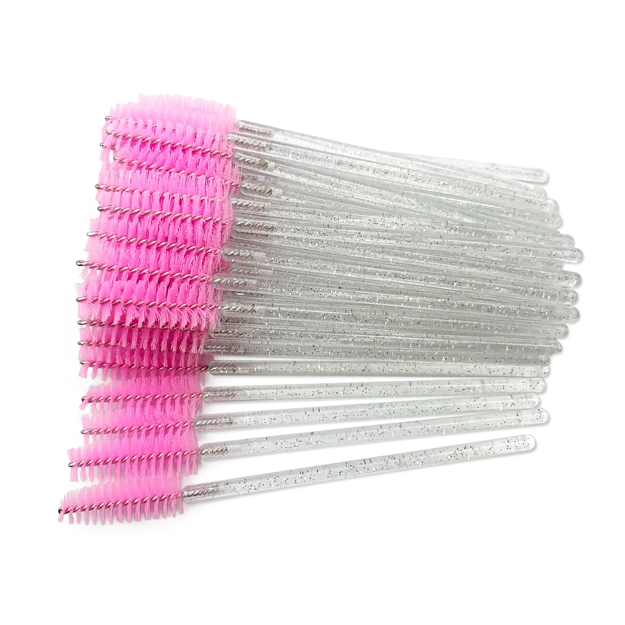 100 قطعة فرش الرموش القابل للتصرف Spoolies مايكرو لاش عصي الماسكارا أمشاط بالجملة لرموش تمديد ماكياج #4