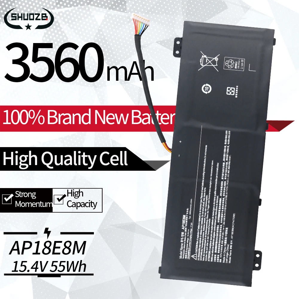 

AP18E8M AP18E7M Laptop Battery For Acer Nitro 5 AN515-54 AN515-55 AN517-51 AN515-43 Aspire 7 A715-74 A715-74G Series 4ICP4/70/88