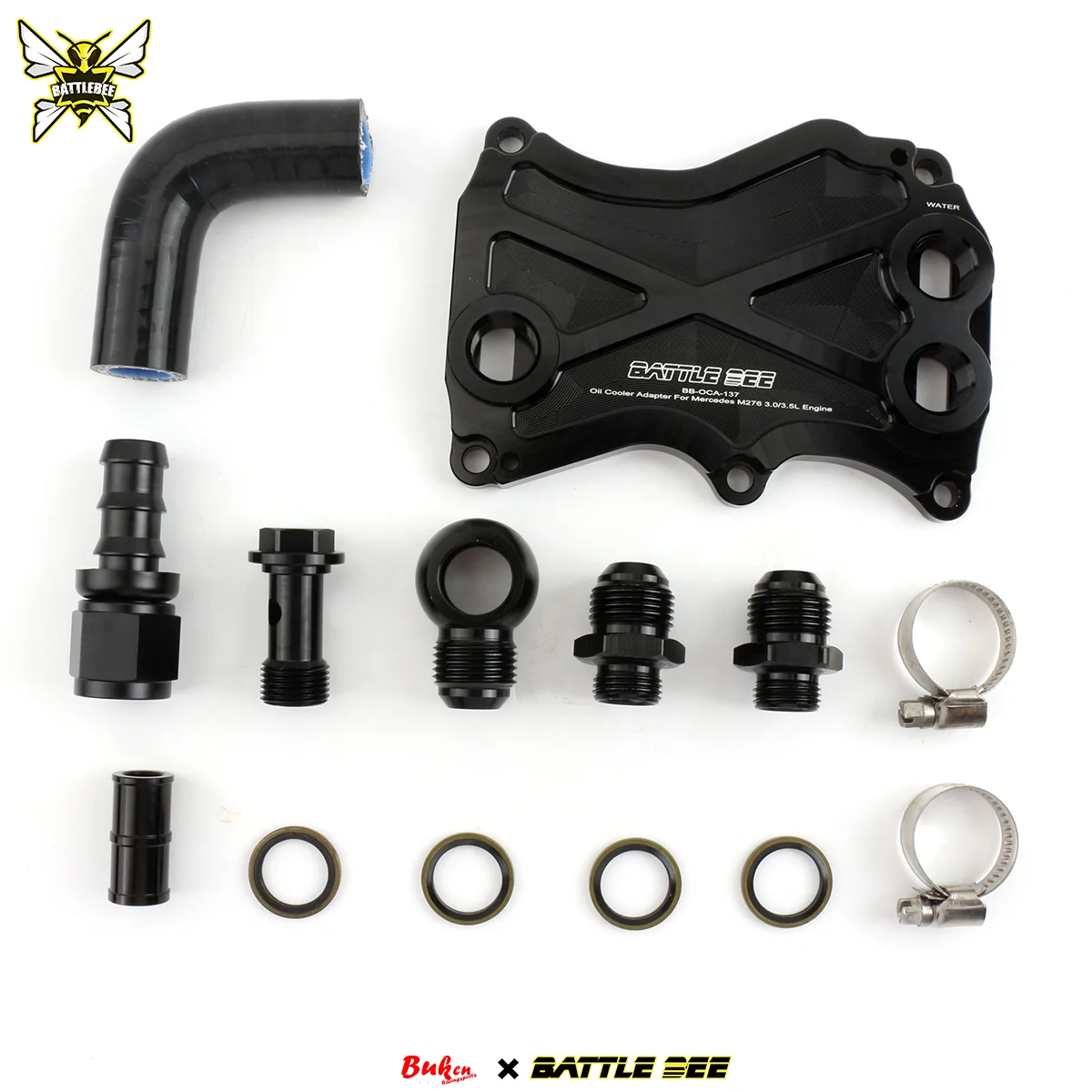 

Популярный Лидер продаж, 1 шт., пульт дистанционного управления BATTLEBEE, радиатор, масляный радиатор двигателя для Mercedes-BENZ M276 3,0/3,5 л, сэндвич, базовая пластина BB