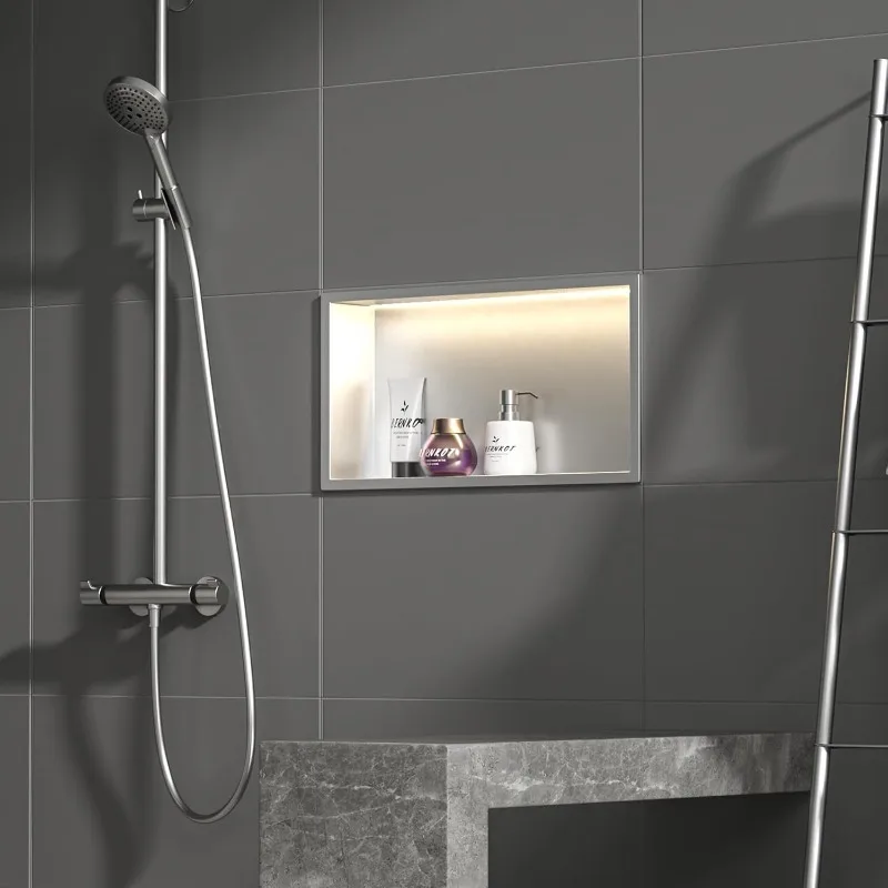 Stainless Steel Led Shower Niche 24