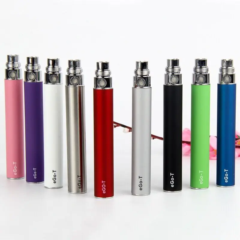 3pcs/lot eGo-T Battery Electronic E Cigarette Vape eVod Ego Thread Batteries for CE4 CE5 H2 K1 BVC Clearomizer Vaporizer Pen Kit