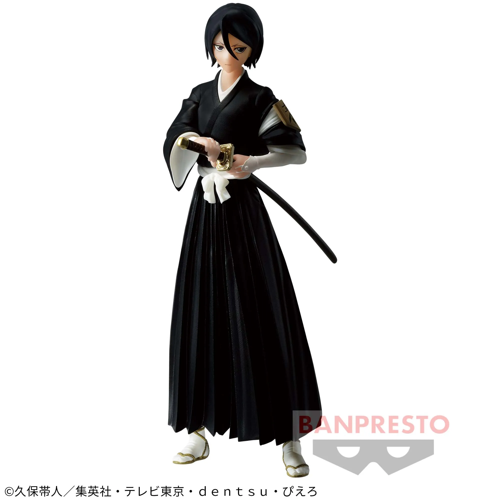 In Stock Original BANDAI Banpresto BLEACH SOLID AND SOULS Kuchiki Rukia PVC Anime Figure Action Figures Model Toys ﻿ ﻿