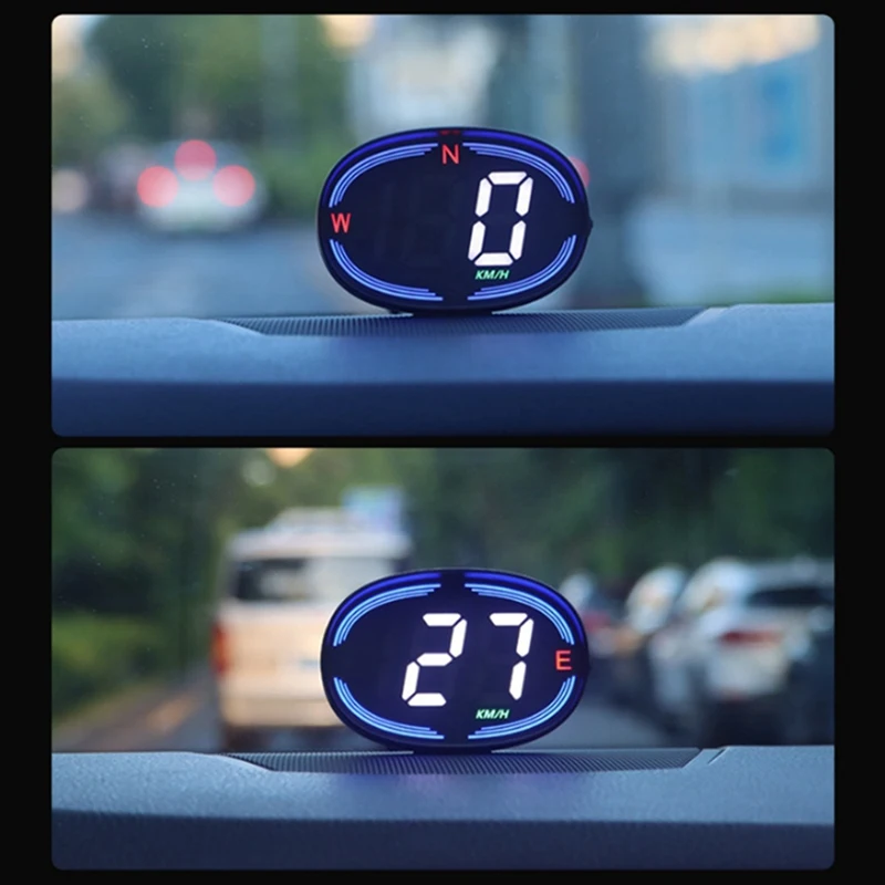 H2 Car Digital Speedometer GPS HUD Heads Up Display For All Cars Trucks Motorcycle KM/H Speed Gauge Auto