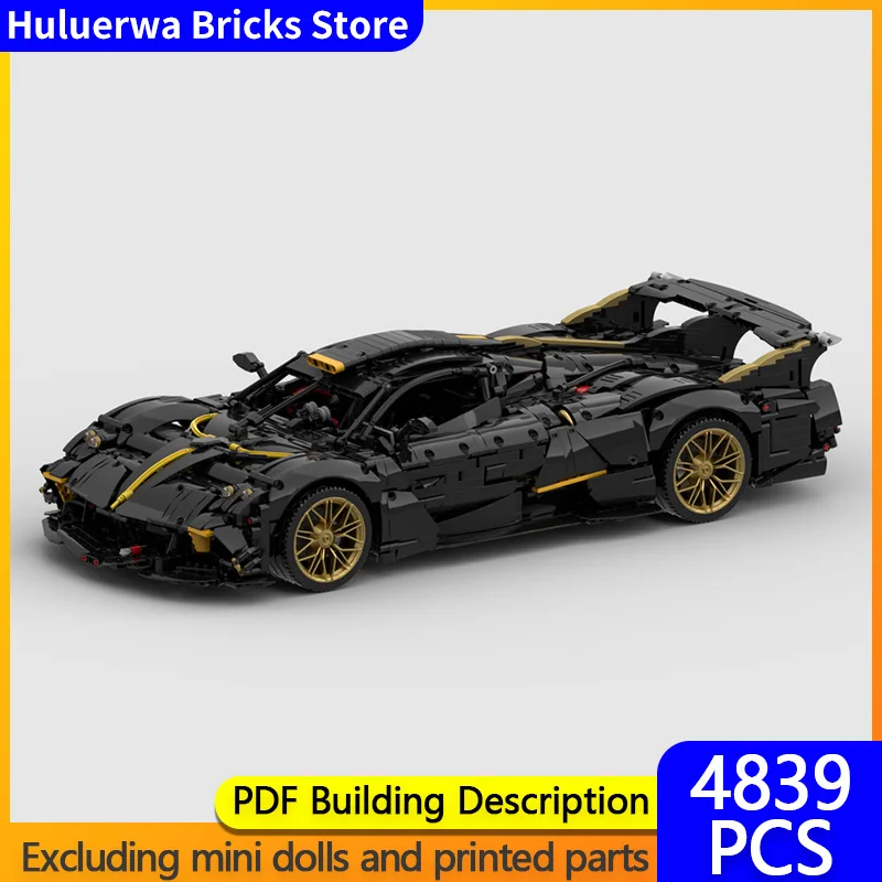 

Модель скоростного гиперкара MOC, строительные кирпичи Huayra R EVO Hypercar, модульные технологии, подарки, праздник, сборка, детские игрушки, костюм