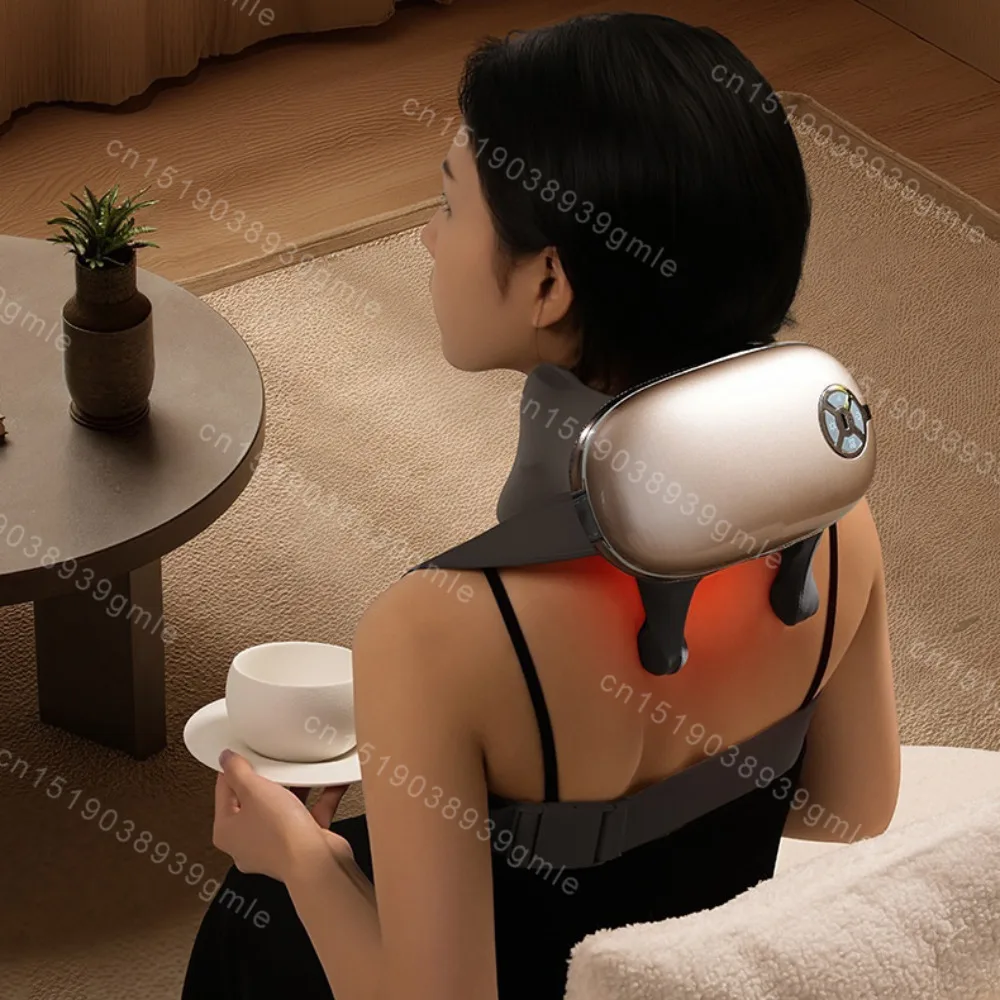 

Bionic Shoulder and Neck Massager Deep Tissue Shiatsu Kneading Cervical Spine Pain Relief Trapezius Massage Muscle Relax