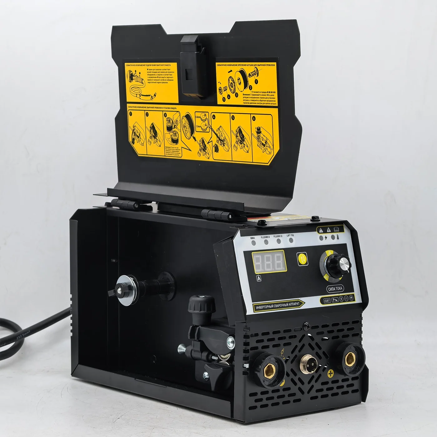 MINI 110V New China MIG/Flux Core/MMA Stick/Lift TIG 4-in-1 Multi-Process Welding Machine Stainless Steel Soldadora Electrica