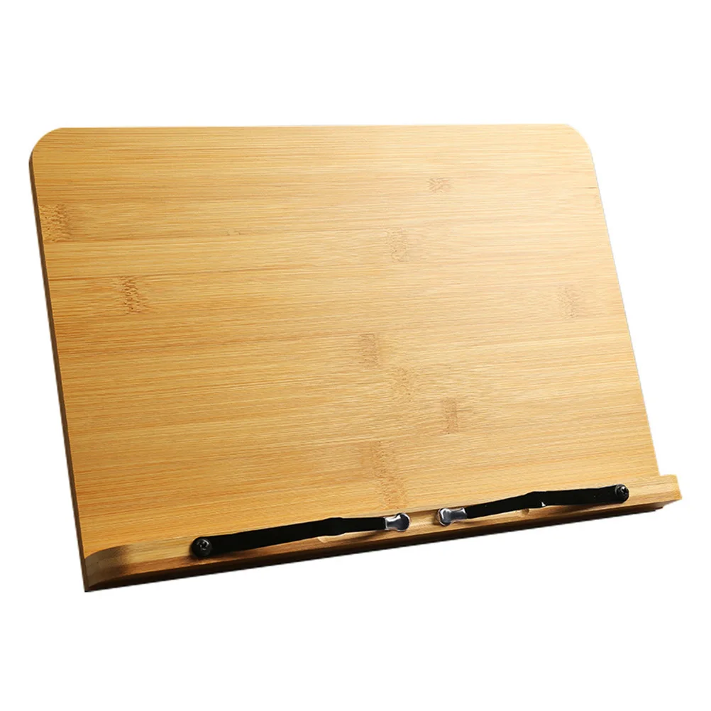 رف قراءة قابل للتعديل، حامل كتب خشبي قابل للطي، مخطوطة سطح المكتب، دعم لتخفيف آلام الرقبة، مسند كتب قابل للتعديل للمنزل #4