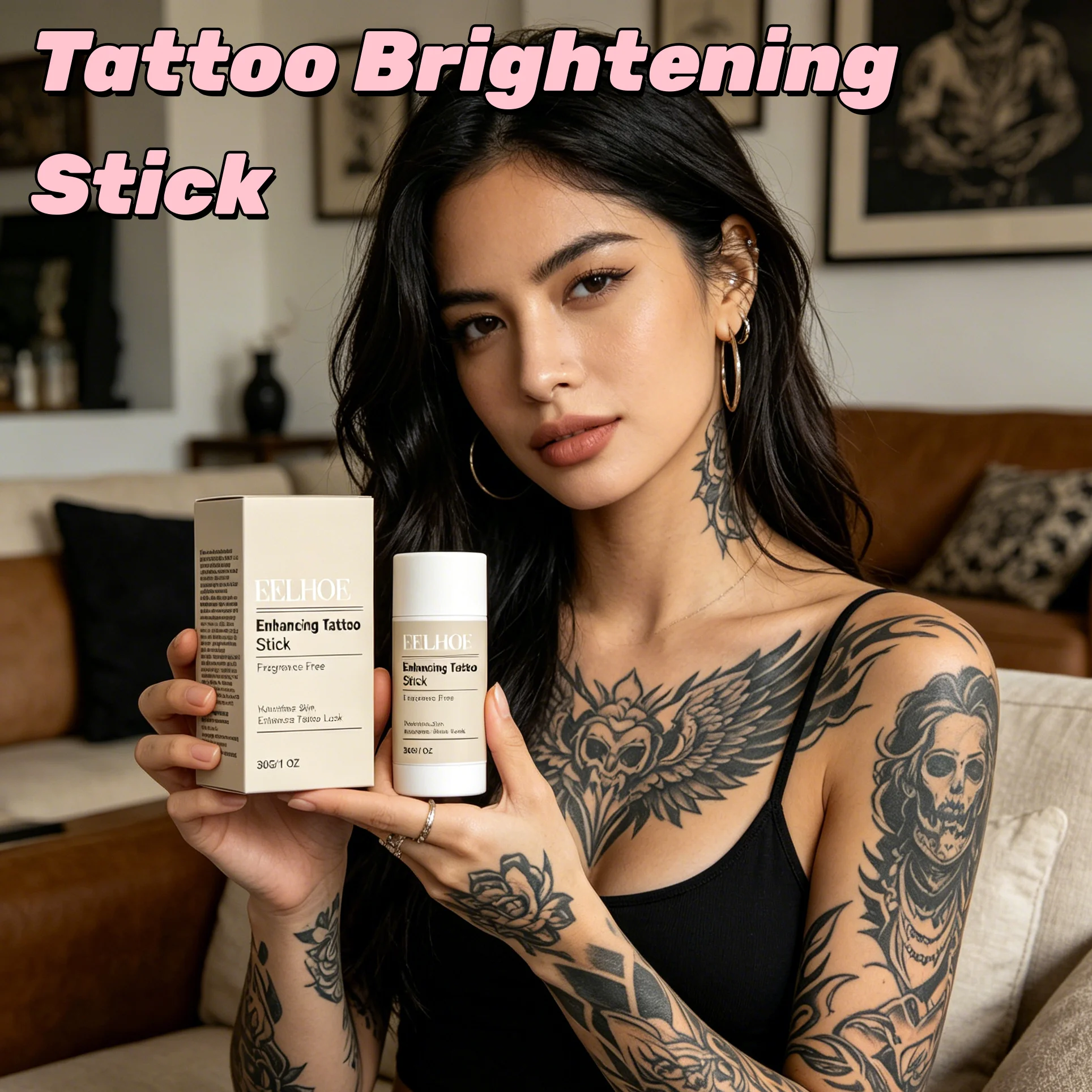 Vegan Tattoo Balm Stick Tattoo Aftercare Repair Ointment Prevent Ink Fade Moisturize Fresh Old Tattoo Soothe Sensitive Skin