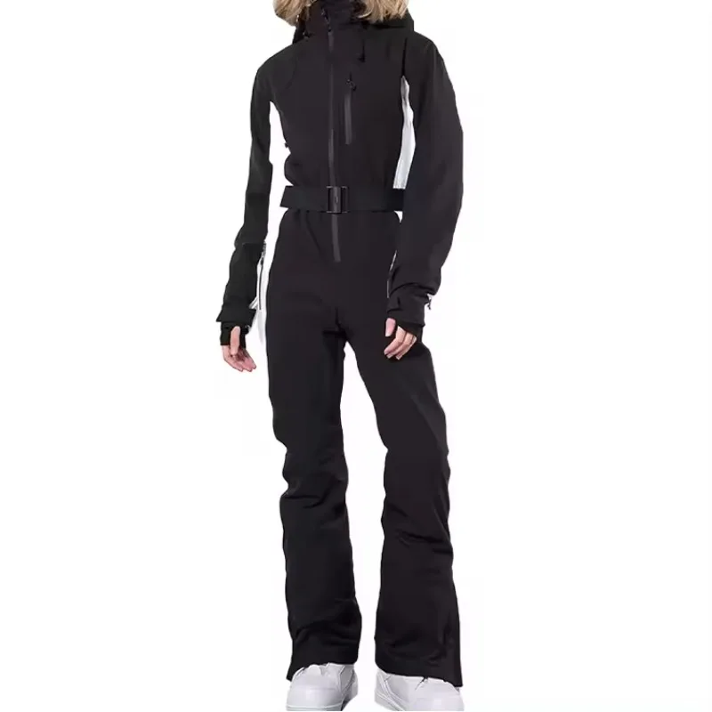 بدلات تزلج للسيدات من STLF مقاومة للماء وقابلة للتنفس من قطعة واحدة بدلة تزلج عالية الجودة بدون خياطة #2