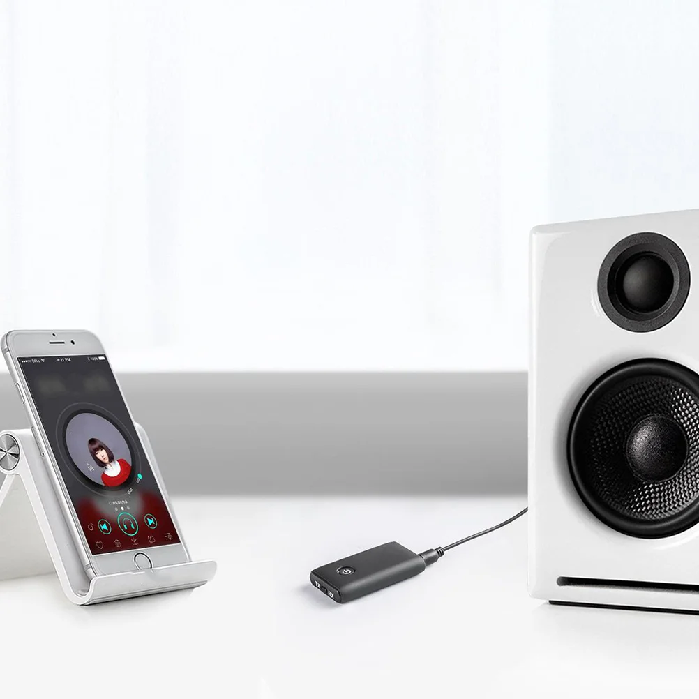 Audio Sender Empfänger 3,5 Mm Adapter Für Auto Musik Player Drahtlose Streaming Zu Lautsprecher Kopfhörer Computer