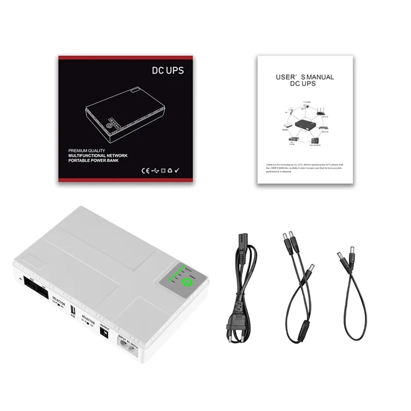 Imagem -04 - Roteador Óptico Gato Câmera de Vigilância Backup Fonte de Alimentação Ininterrupta Carregamento dc Ups Fonte 10400mah Dc18 36w 5v 9v 12v