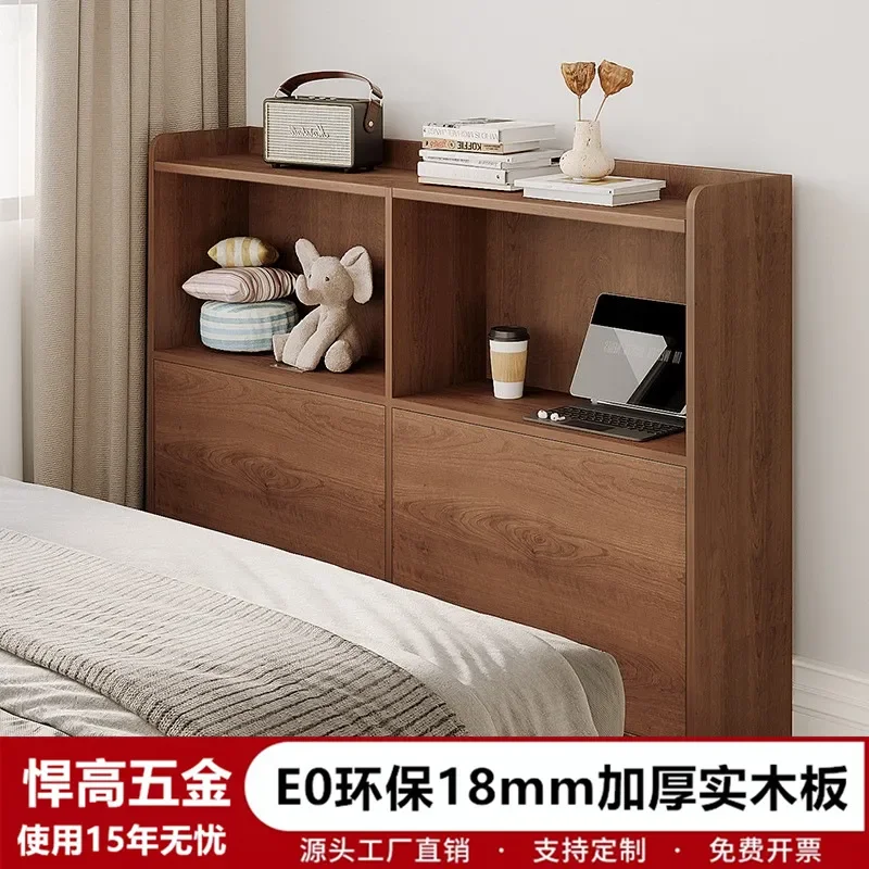 Light Luxury Solid Wood Bedside Cabinet Ultra Narrow Bedroom Nightstand Wall Gap Storage Locker for Small Space Organization