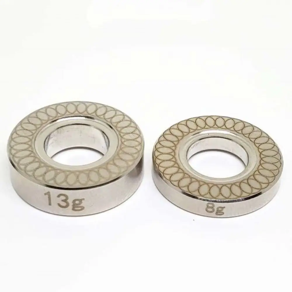 

Stainless Steel Billiard Stick Weight Ring Front And Rear 8g/10g/13g Pool Cues Balance Rings Exquisite Silver