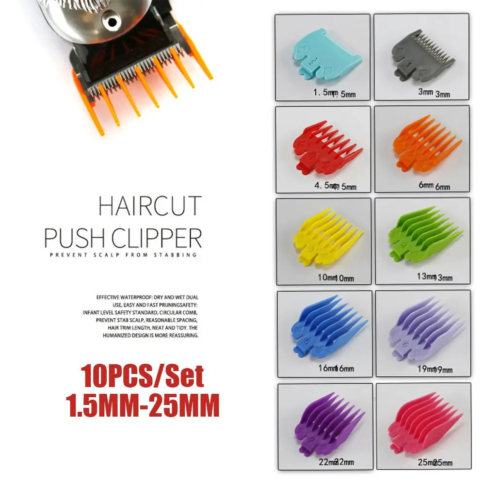 Men Hair Clipper Limit Comb Guide Trimmer Guards Attachment 3-25mm Salon Pro Universal Hairdressing Tools расческа для волос