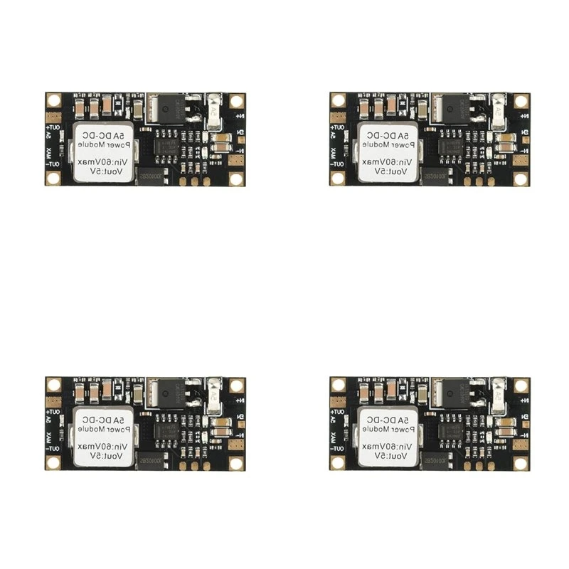 T23C 4X DC-DC 6.5V-60V To 5V Voltage Stabilizing Step-Down Module Mini-Low-Profile Buck Converter Power Supply