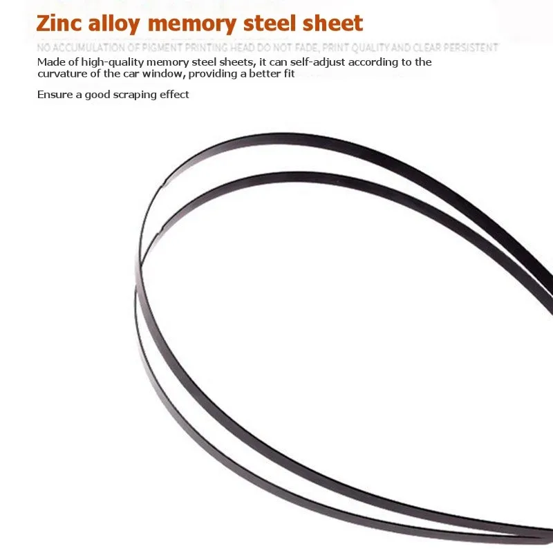 #26U (Black)2Pcs Dual Rubber Strip Wiper Blades - 500mm Boneless Wiper Blade,Automotive Parts & Accessories