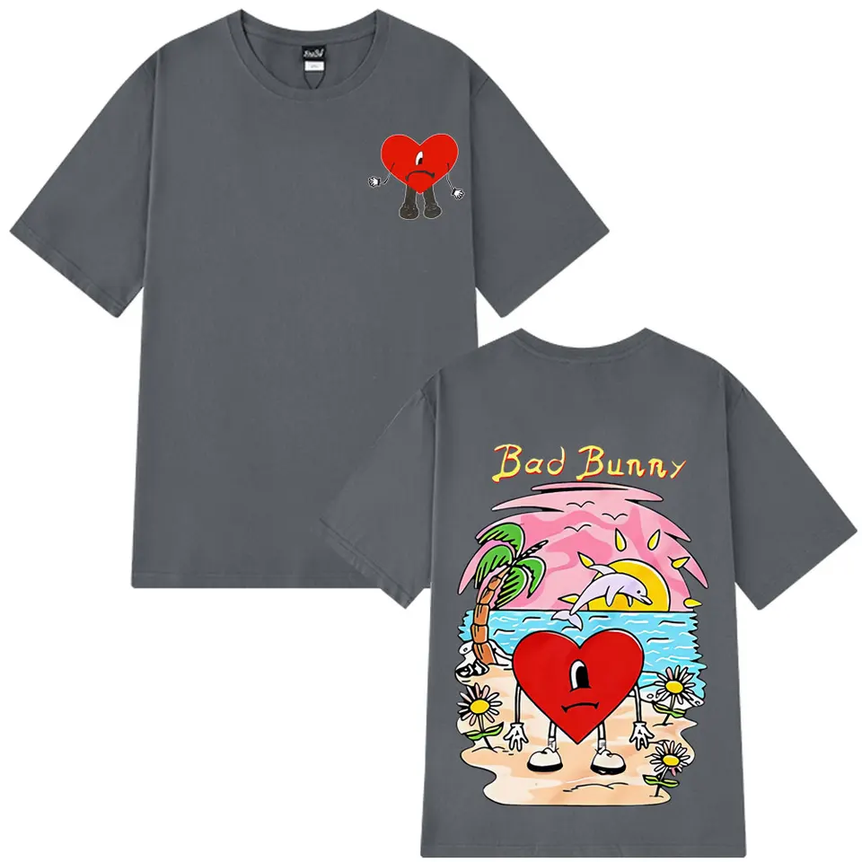Bad Bunny Un Verano Sin Ti Graphics Print T-shirt Men Clothes