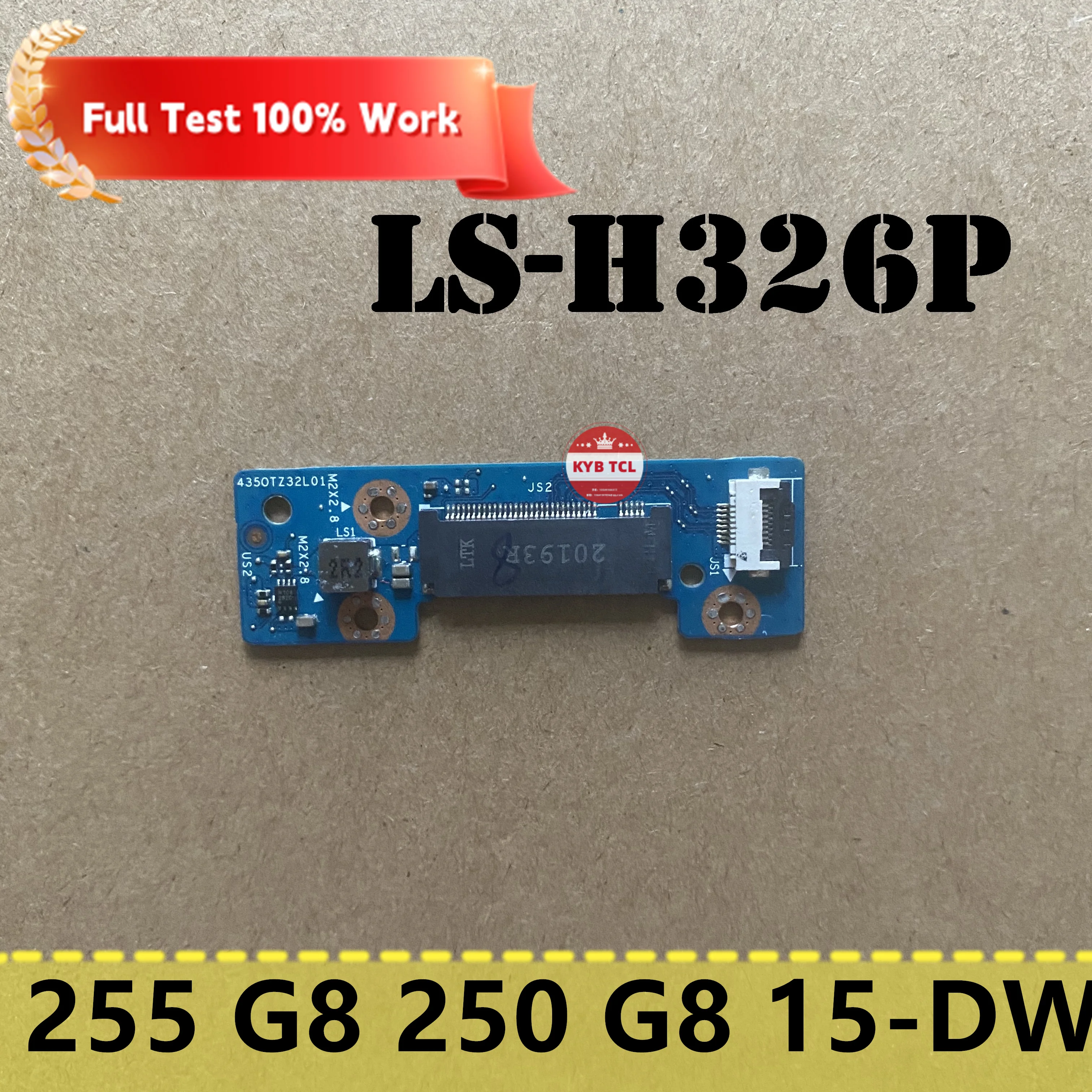Imagem -03 - Placa do Conector do Ssd do Portátil Suporte de Transportador Ls-h326p Am2h8000200 hp 255 g8 250 g8 15-dw 15-dw1083wm 15-dw1021na