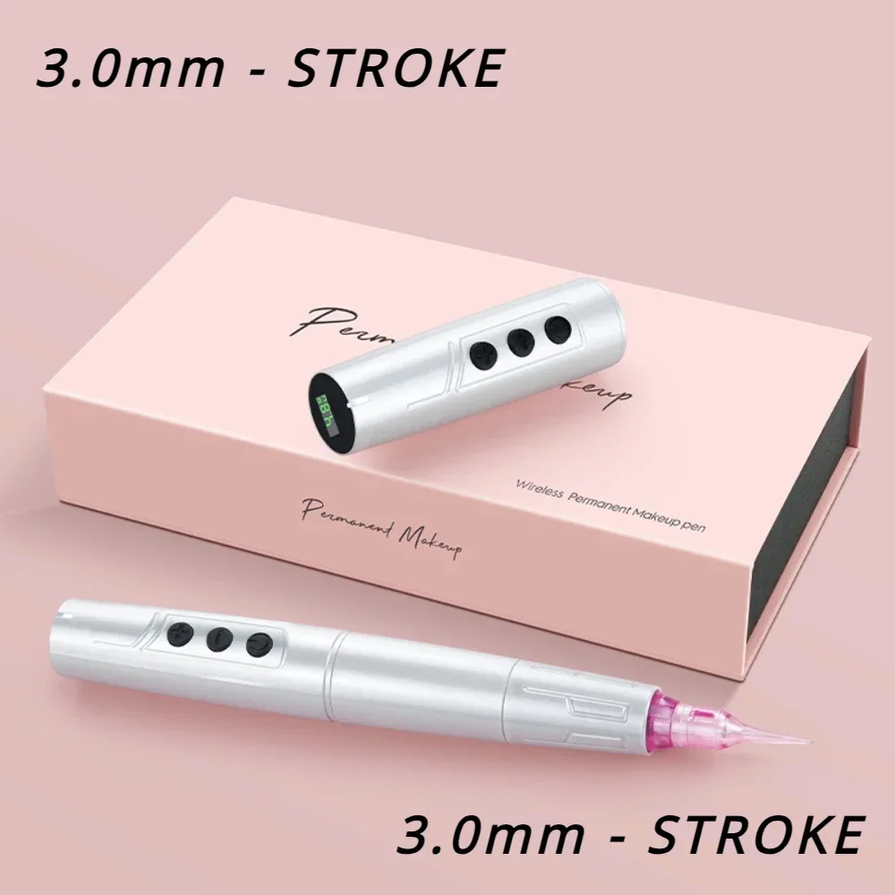 3.0mm stroke TP006 wireless permanent makeup machine usb type c 12v wireless battery tattoo pen tattoo pen oem eyebrow device