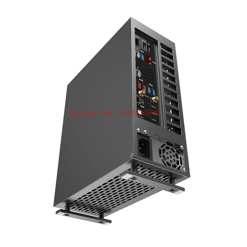 Limited Offer 4.28L Mini A24-V3 2.1 Nuclear Display 1u Power Supply Itx Chassis, All Aluminum Alloy