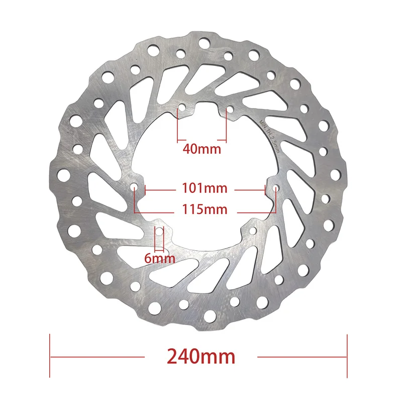 Motorcycle Front Rear Disc Brake Rotor For Honda CR125R CR 125 R CR250R CR 250 R CRF 250 R CRF250R CRF 250 X CRF250X CRF 450 R X