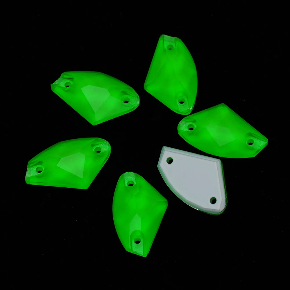 3256 Galaktische Fluoreszierende Neon Elektrische Deko-Nähaccessoires, Charms für Nägel, Acryl-Fasensteine, Strass-Applikationen für Kleider – Detail 6