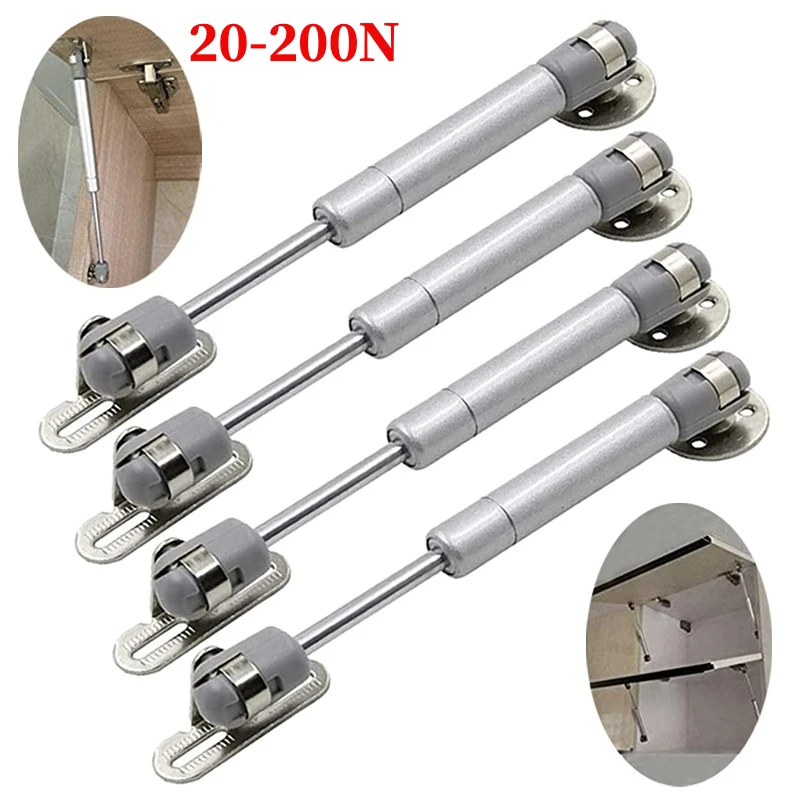 

For Wood Furniture Hardware 2/4Pcs Furniture Hinge Kitchen Cabinet Door Lift Pneumatic Support 20-200N Hydraulic Gas