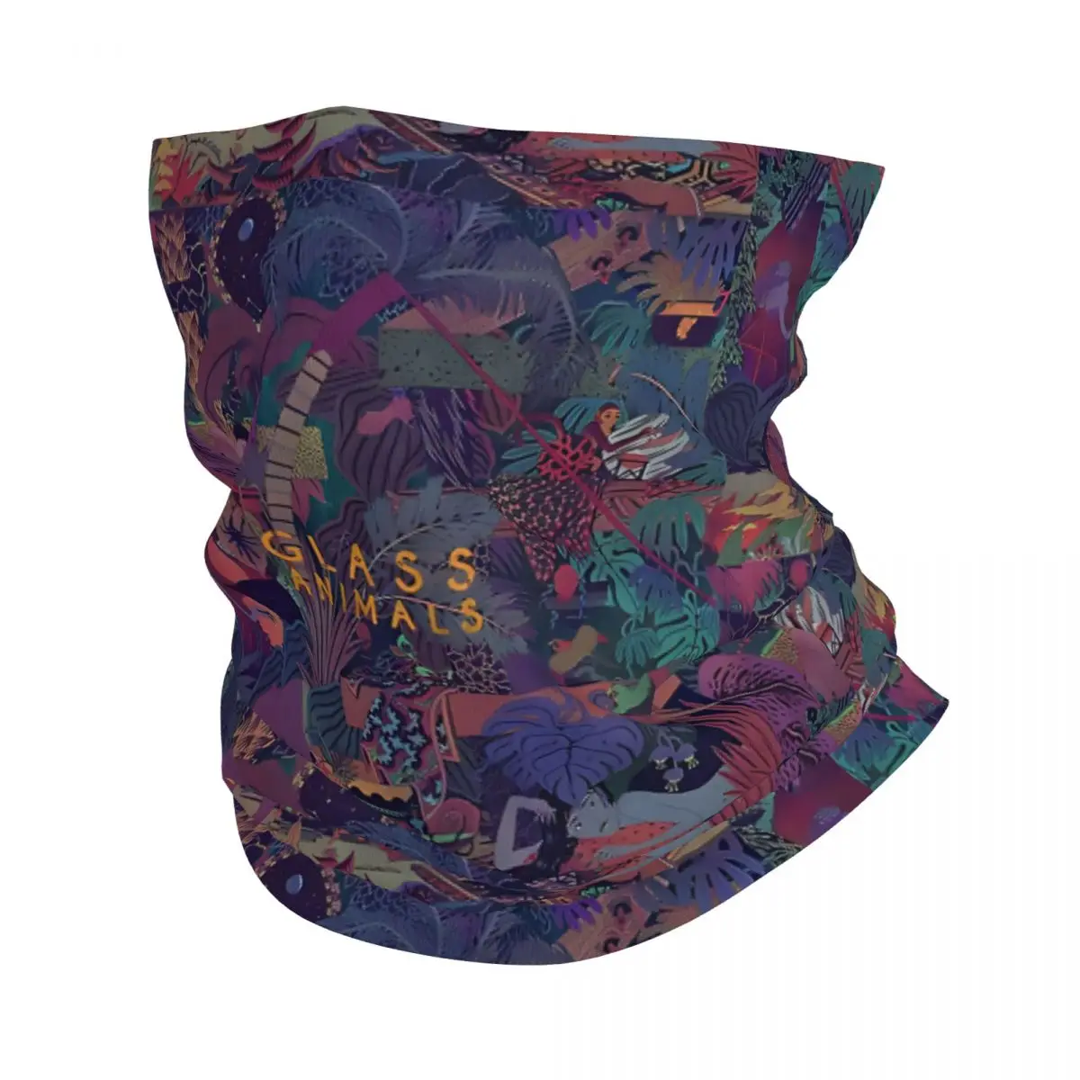 Glass Animals Zaba Thin Bandana Neck Gaiter Wrap Scarf Headband Neck Cover