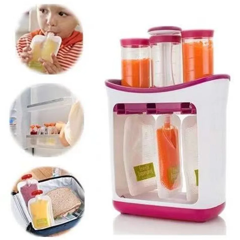 Puree squeezer complementary food production manual baby food storage bag complementary food machine home kitchen dispenser