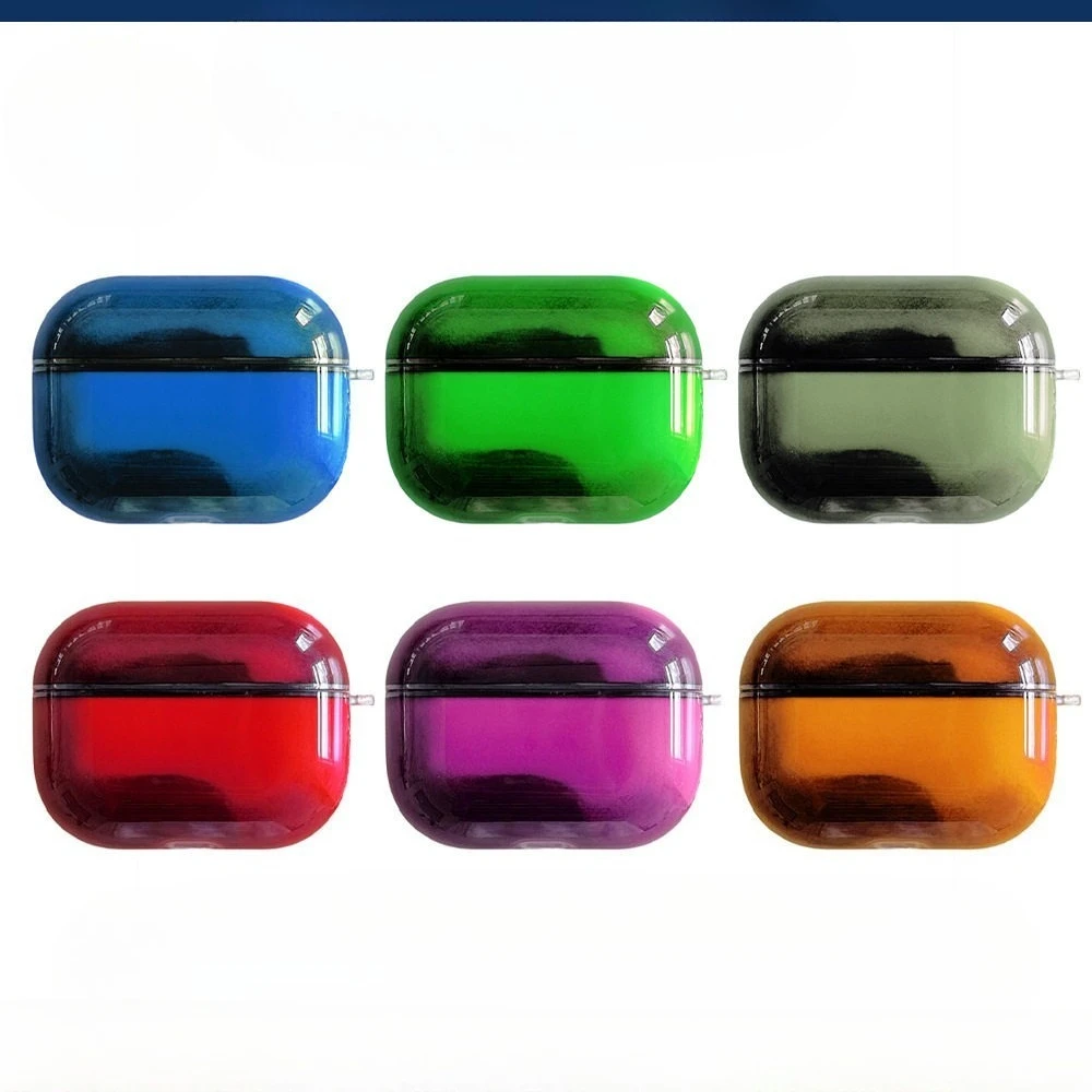 Luminous Glitter Quicksand Earphone Case for AirPods 4 3 2 1 AirPods Pro 3 2 Moving Sand Sparkles Brilliant Dark Cover