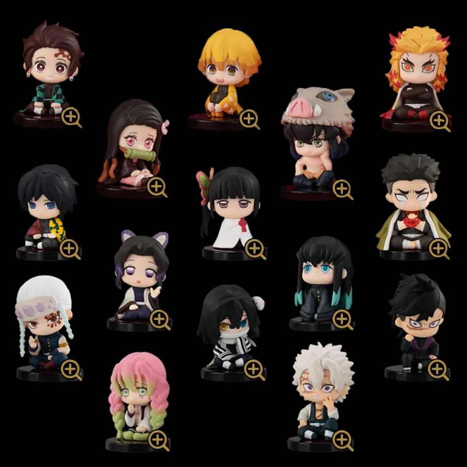 15-teiliges Set Demon Slayer Kamado Tanjirou Nezuko Agatsuma Zenitsu Actionfiguren Niedliche Anime-Modelle PVC-Statuen Sammlerstücke Geschenke