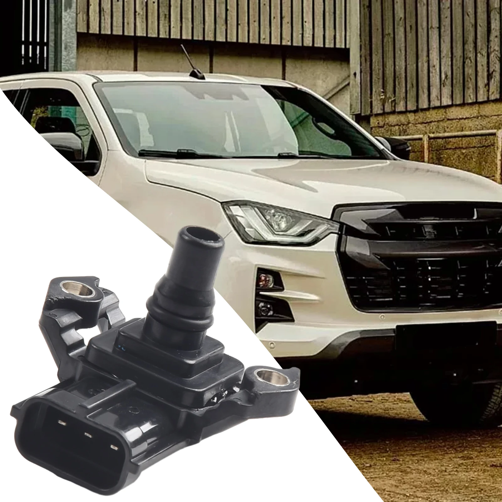 مستشعر الضغط 1 قطعة 8980094180   الملحقات أجزاء سوداء بديلة من البلاستيك والمعادن لـ ISUZU D-Max I 06-12