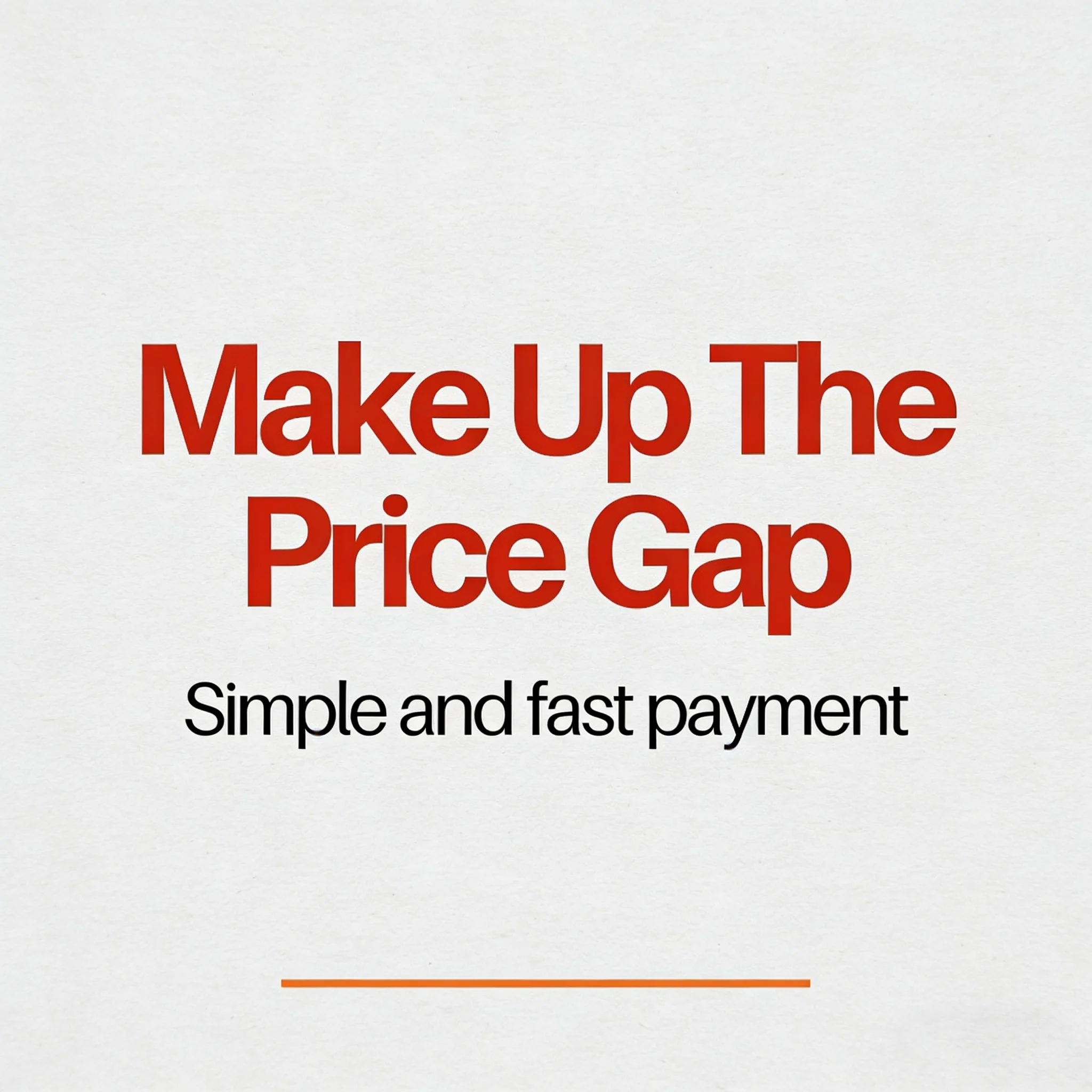 pay for price difference or pay for total