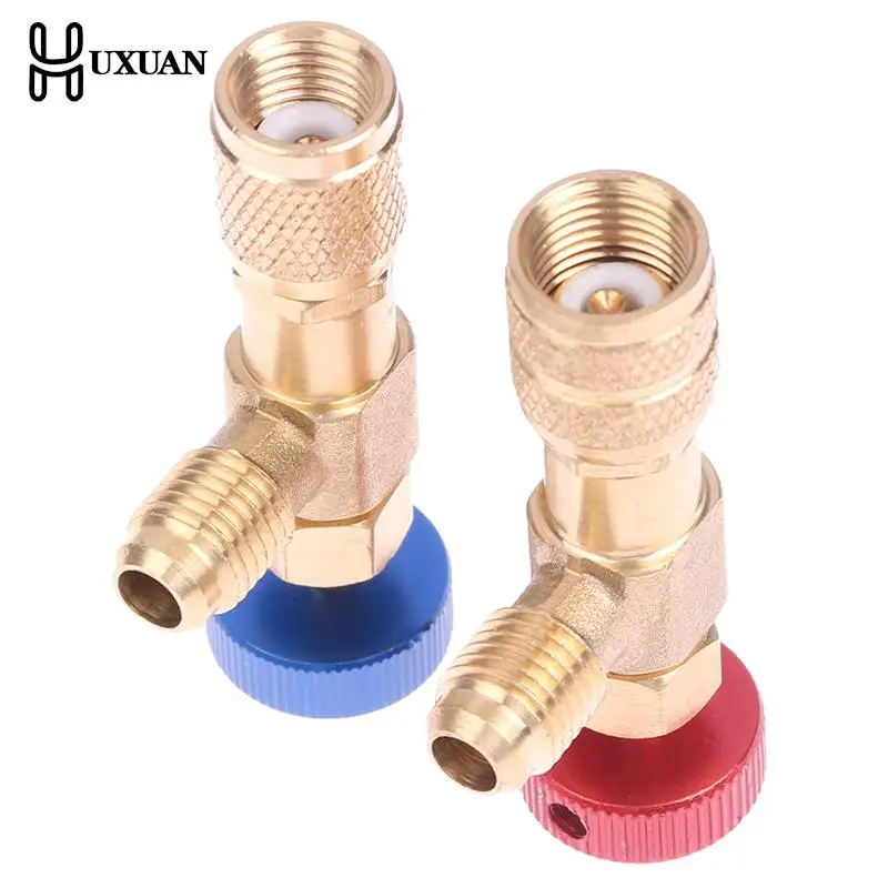 

Air Conditioning Fluoridation Safety Valve R410 Refrigerant Filling Valve Refrigeration Switch R22 Copper Adapter Tool