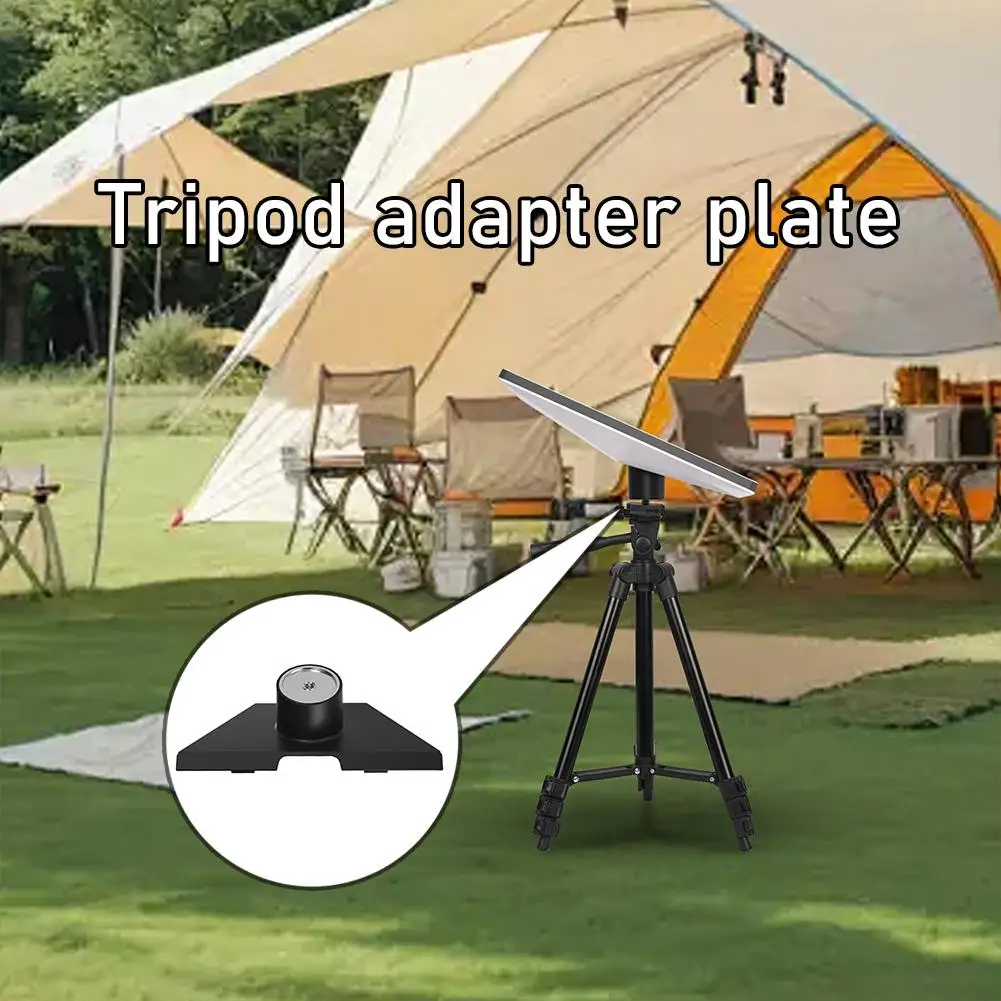 Per Starlink Mini piastra di supporto per treppiede Adattatore per montaggio su fotocamera Pan Tilt con staffa adattatore per vite da 1/4