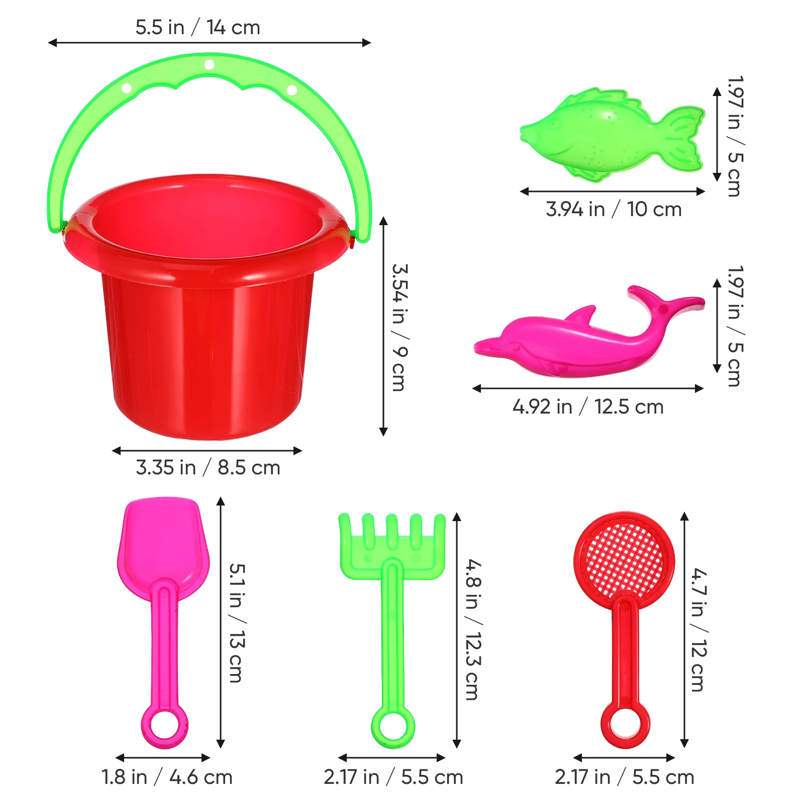 24 stks Interessante Mini Emmer Speelgoed Kind Zandemmers Plastic Strandemmer Strandemmer Speelgoed Mini Emmer Speelgoed