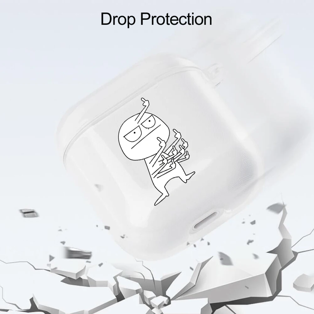 Чехол для Apple Airpods 1, 2, 3, мягкий силиконовый чехол для наушников Air pod Pro 3